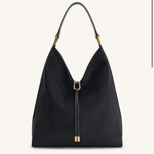 JW PEI Aria Faux Suede Shoulder Bag